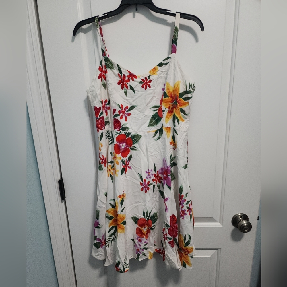 Old Navy floral sun dress sz L.